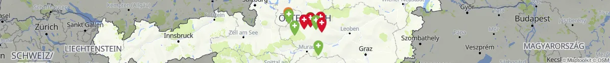 Kartenansicht für Apotheken-Notdienste in der Nähe von Selzthal (Liezen, Steiermark)